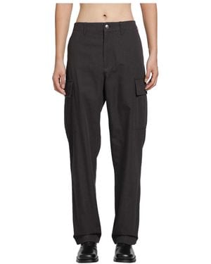 Burberry Straight Trousers - Black