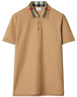Burberry Polo Shirts - Naturel