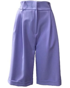 Giulia N Couture Long Shorts - Morado