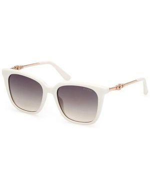 Guess Gu7886 Zonnebril - Wit