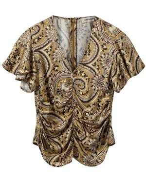 Sofie Schnoor Leelasw Gedrukte Blouse - Naturel