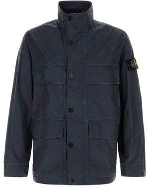 Stone Island Light Jackets - Bleu