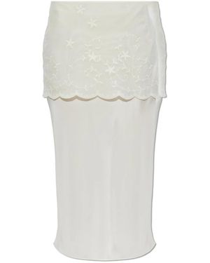 Posse Midi Skirts - Blanco