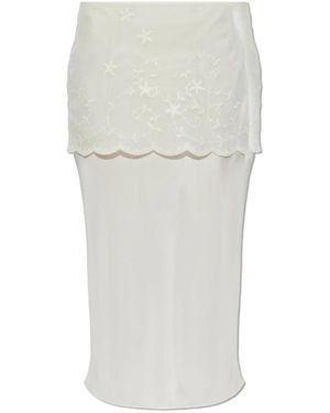 Posse Midi Skirts - Blanco