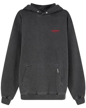 Represent Hoodies & Sweatvesten ,Zwart ,Hoodies - Grijs