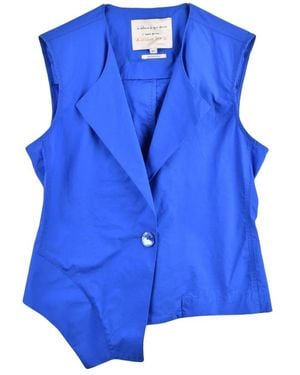 ALESSIA SANTI Waistcoats - Blue