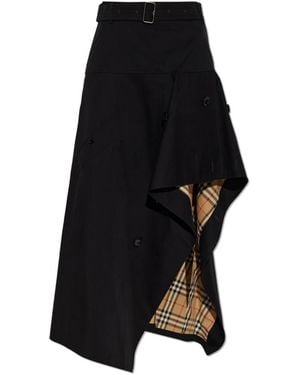 Burberry Midi Skirts - Black