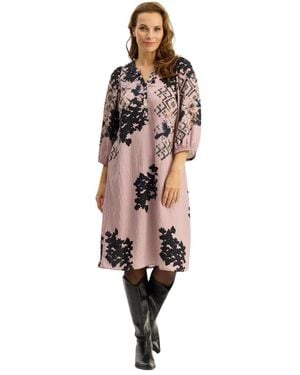 iN FRONT Midi Dresses - Pink