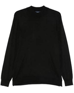 Fedeli Round-Neck Knitwear - Black