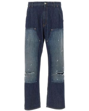 MM6 by Maison Margiela Straight Fit Jeans - Blue