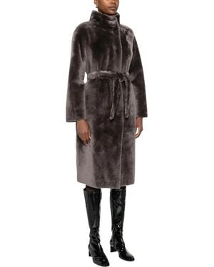 Suprema Belted Coats - Black