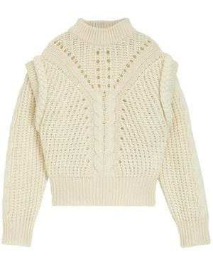 BOSS Round-Neck Knitwear - Blanc