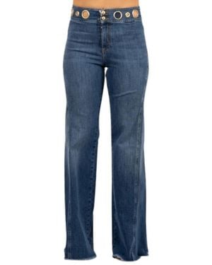 Nenette Wide Jeans - Blue