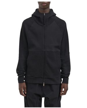 Thom Krom Hoodie Met Rits - Zwart