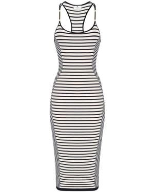 Elisabetta Franchi Midi Dresses - White