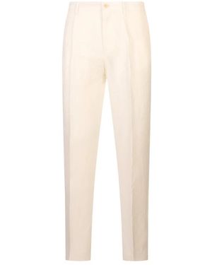 Canali Straight Hosen - Natur