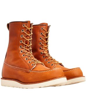 Red Wing Schoenen ,Bruin ,Leer Moc Toe 8 Inch Oro-Legacy Boot