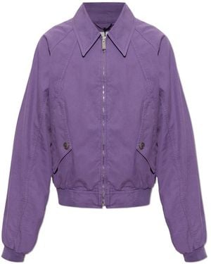 Versace Bomber Jackets - Morado
