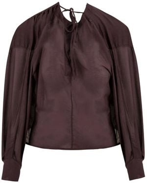Attic And Barn Blouses - Brown
