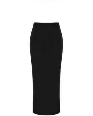 McQueen Pencil Skirts - Negro