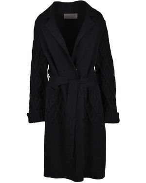 D.exterior Double-Breasted Coats - Nero
