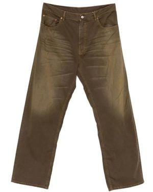 MM6 by Maison Margiela Straight Fit Jeans - Brown