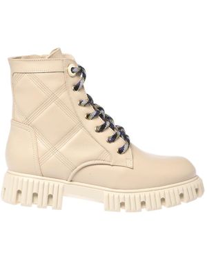 Baldinini Lace-Up Boots - Neutro