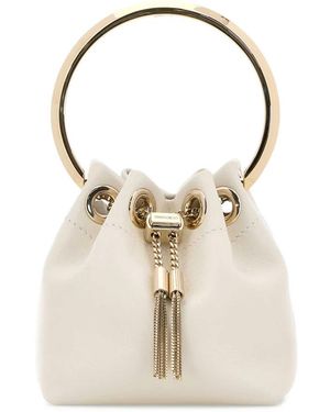 Jimmy Choo Micro Bon Bon Mini Bag - Weiß