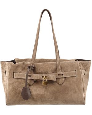 Brunello Cucinelli Shopping Bags - Brown