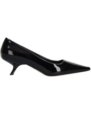 Lola Cruz Court Shoes - Black