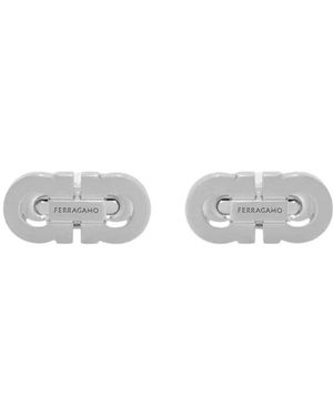 Ferragamo Cufflinks & Tie Clips - Blanco