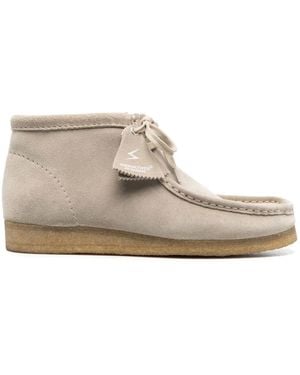 Clarks Lace-Up Boots - Grey
