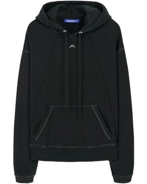 A_COLD_WALL* Hoodies & Sweatvesten ,Zwart ,Katoen Millbank Hoodie