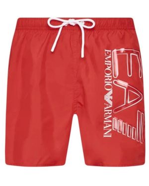 EA7 Beachwear - Rosso