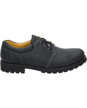 Panama Jack Schoenen ,Zwart ,Leer Casual Zwarte Leren Herenschoenen