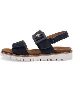 Ara Kent Open-Toe Sandalen - Blauw