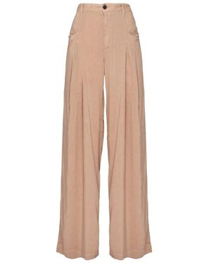 White Sand Wide Trousers - Neutre