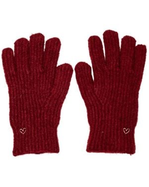 Pieces Gloves - Red