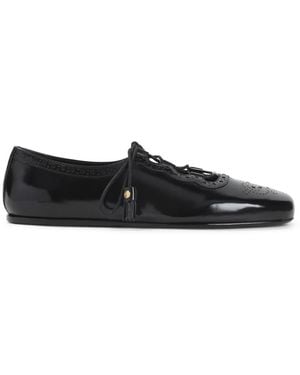 Church's Leather Ballet Flats - Black