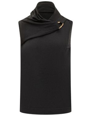 Jil Sander Sleeveless Tops - Negro