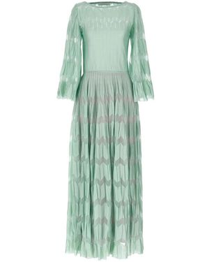 Antonino Valenti Mariko Mori Langes Kleid - Grün