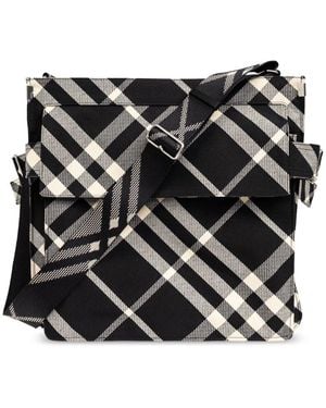 Burberry Karierte Trench Tote Bag - Schwarz