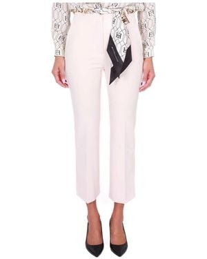 Elisabetta Franchi Cropped Trousers - Rose