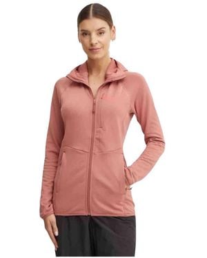 Jack Wolfskin Kolbenberg Hooded Fz - Rood