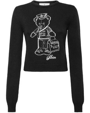 Philipp Plein Round-Neck Knitwear - Noir