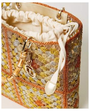 Twinset Tote Bags - Metallizzato