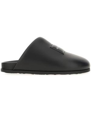 Givenchy Label Flat Mules - Schwarz