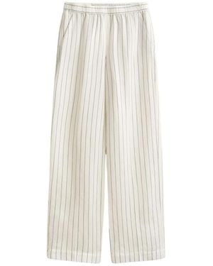 GANT Wide Trousers - Blanco