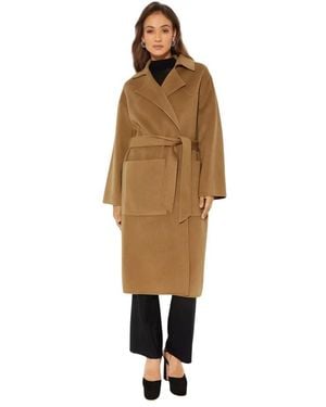 Nanushka Belted Coats - Bruin