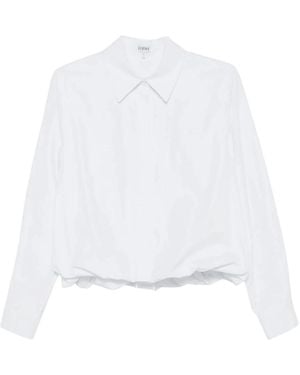 Loewe Katoenen Overhemd - Wit